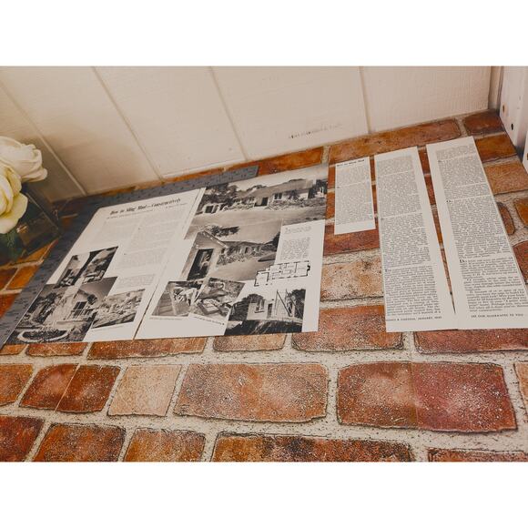 1941 How to Sling Mud Constructively Adobe Home Construction Vtg Print Article - Picture 8 of 11